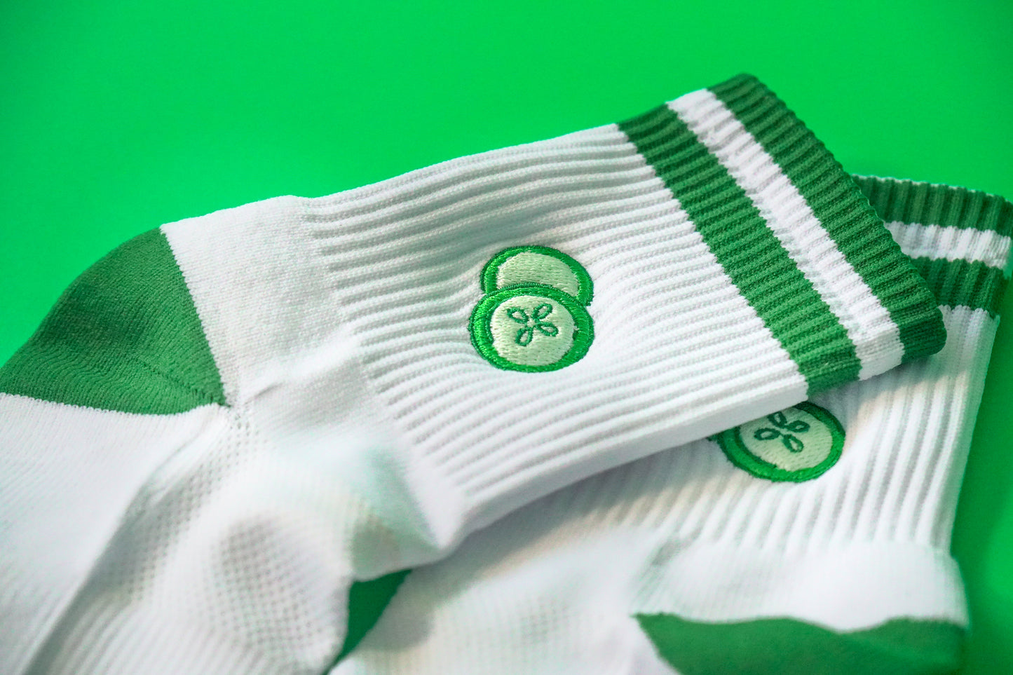 Cucumber Quarter-Crew Sock