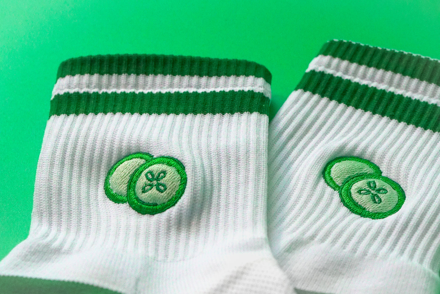 Cucumber Quarter-Crew Sock