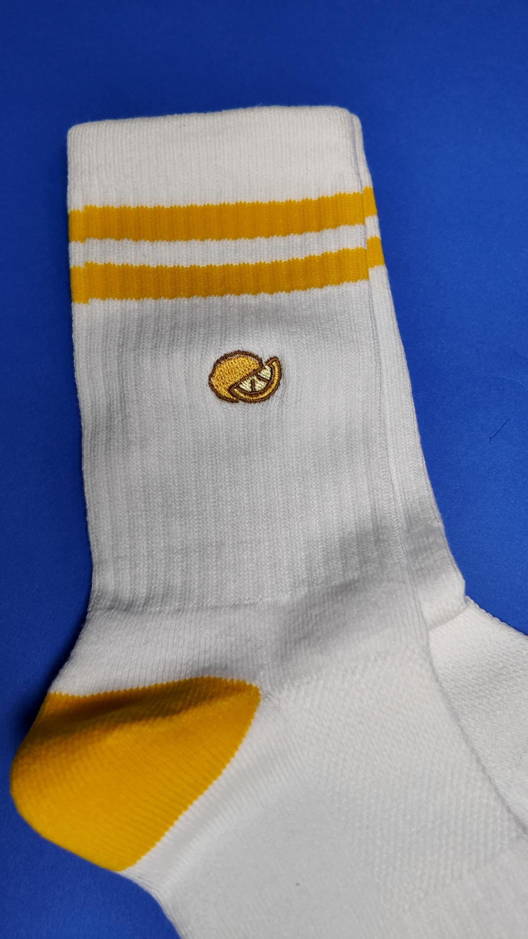 Lemon Quarter-Crew Sock